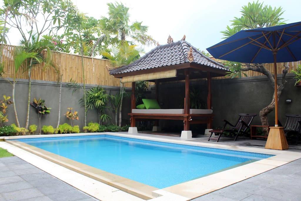 Gazebo area by the pool