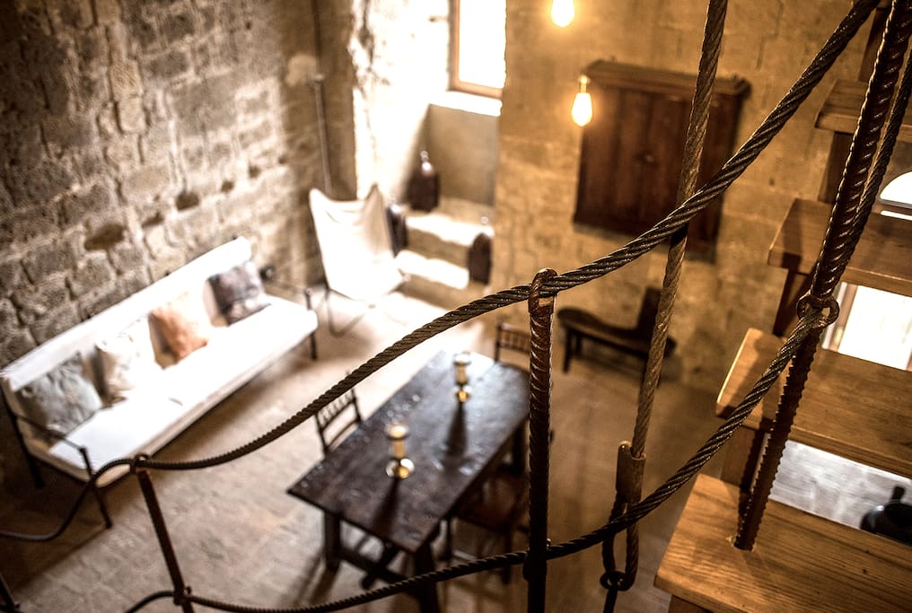 First floor, the living room