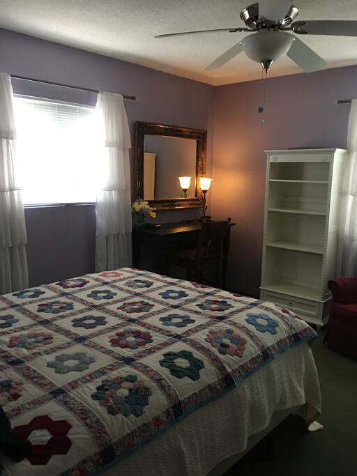 view from hallway door