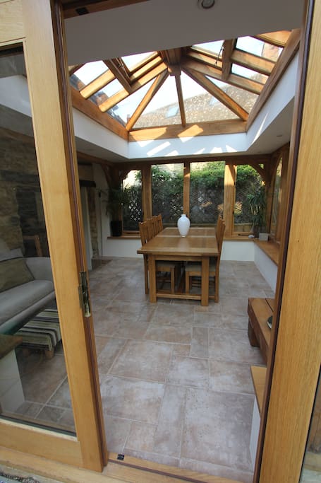 Magnificent oak orangery