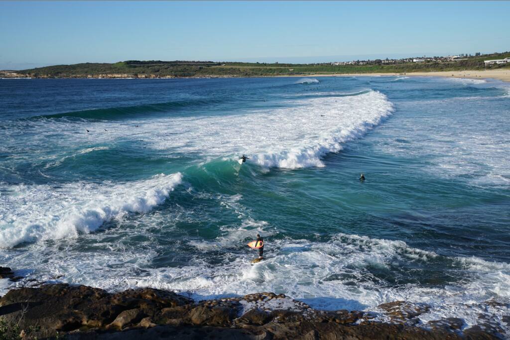 Beach, sun and surf (great coffee-shops too!)