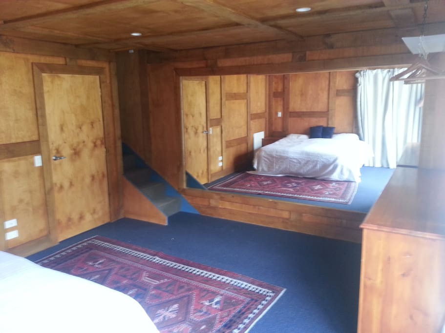 down stairs bedroom