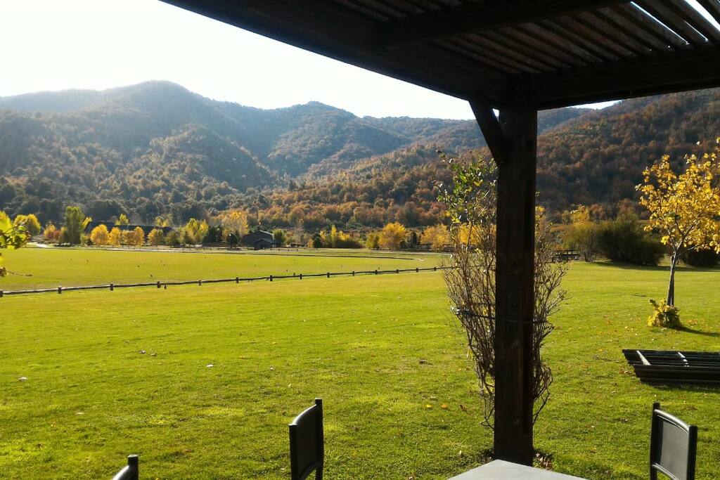 Vista del Club House de Arelauquen