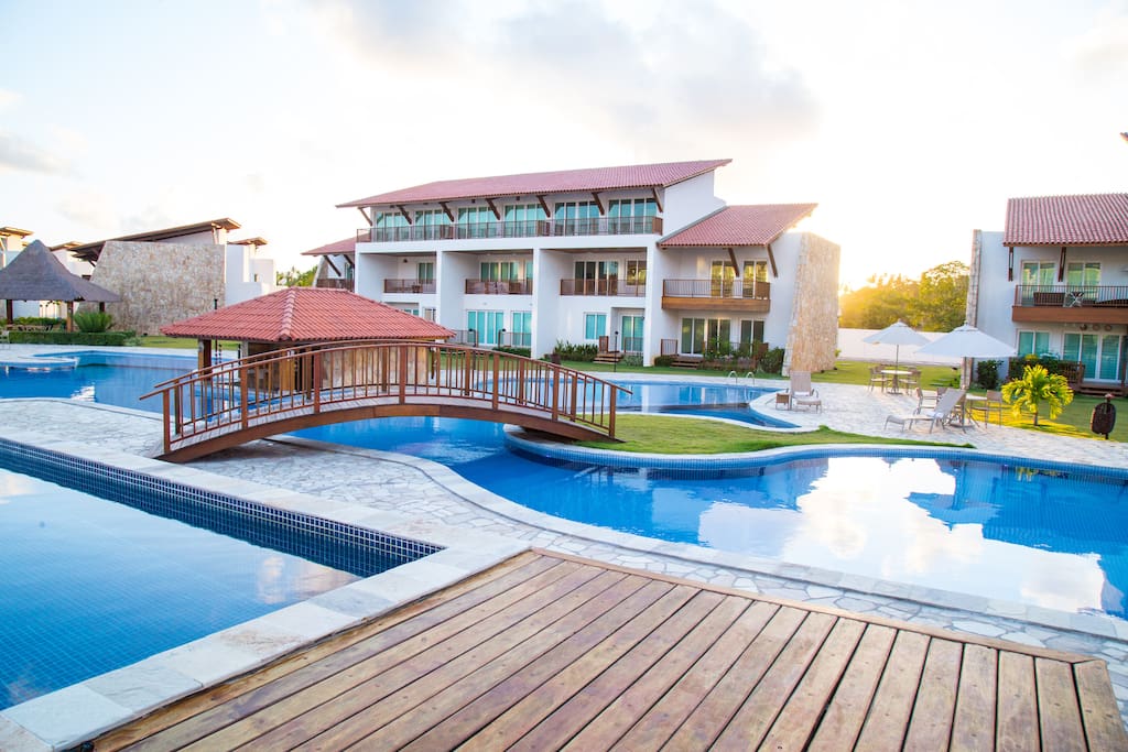 Piscina 01 - Area Comum : Piscina em frente ao Flat