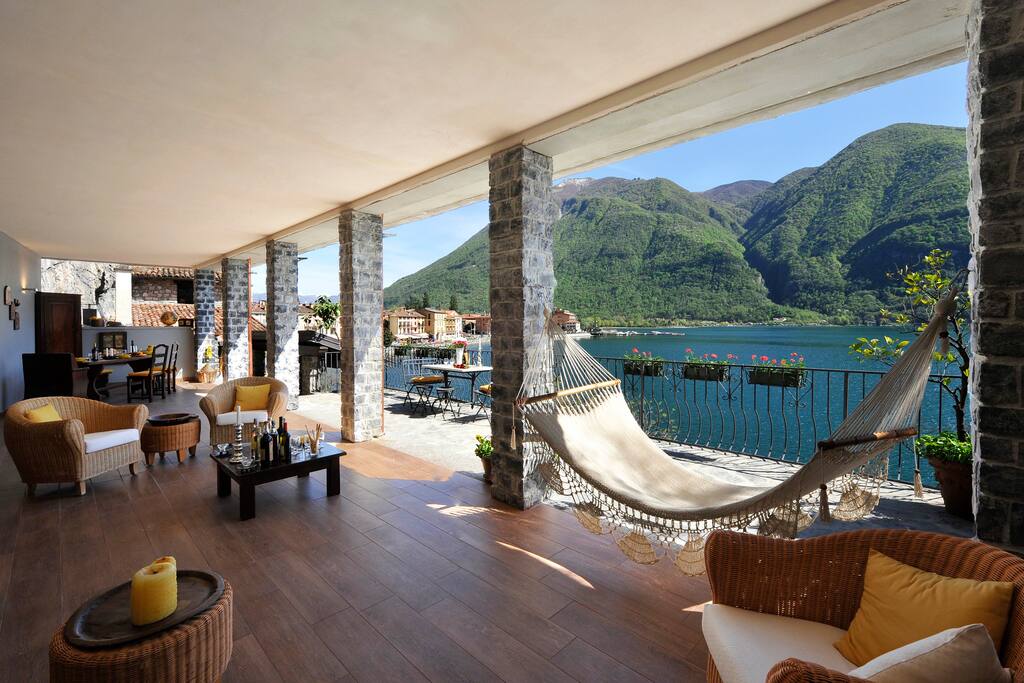 Beautiful covered terrace