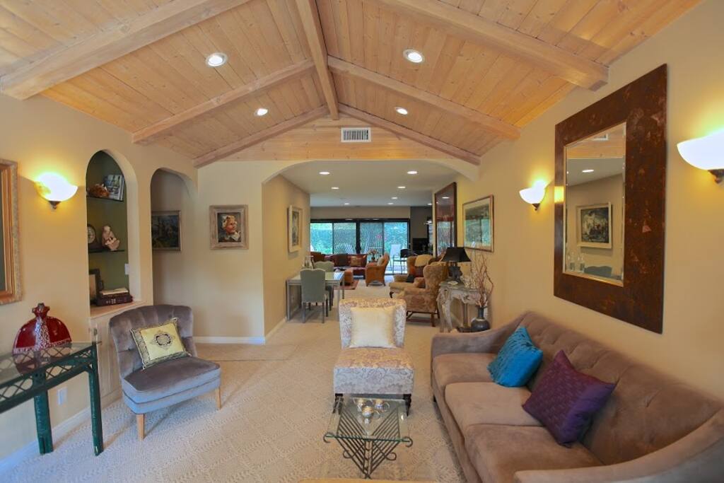 front door entry to living room