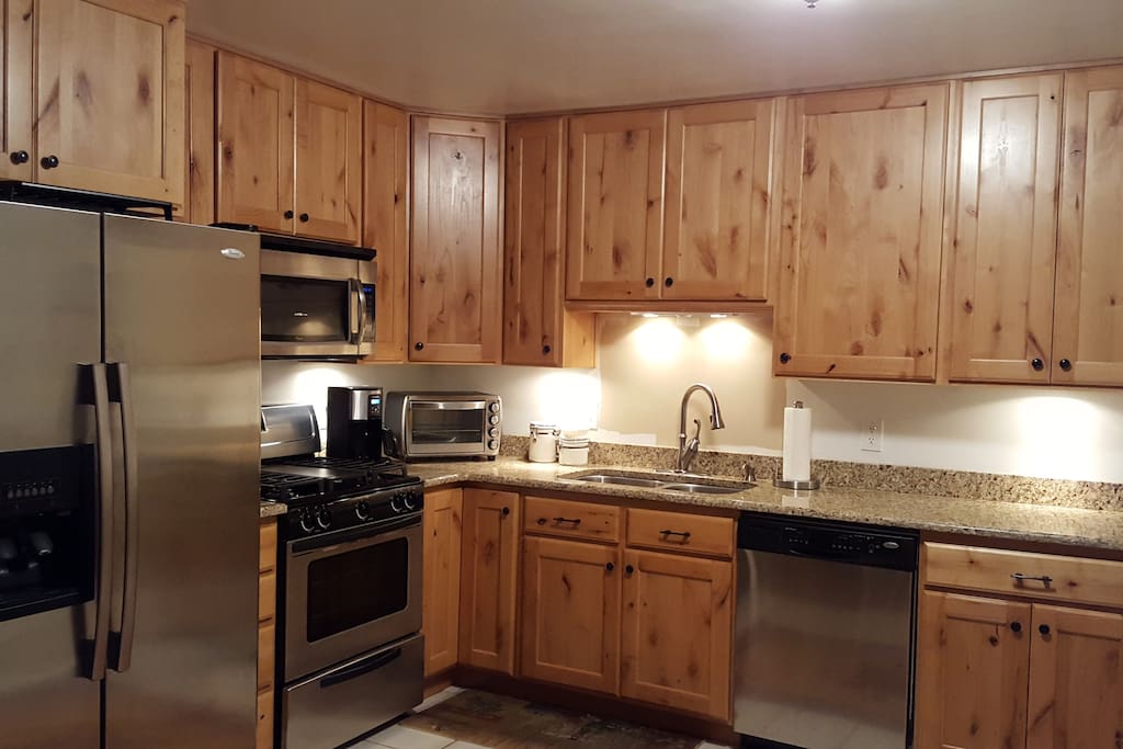 New kitchen cabinets, appliances, granite countertop