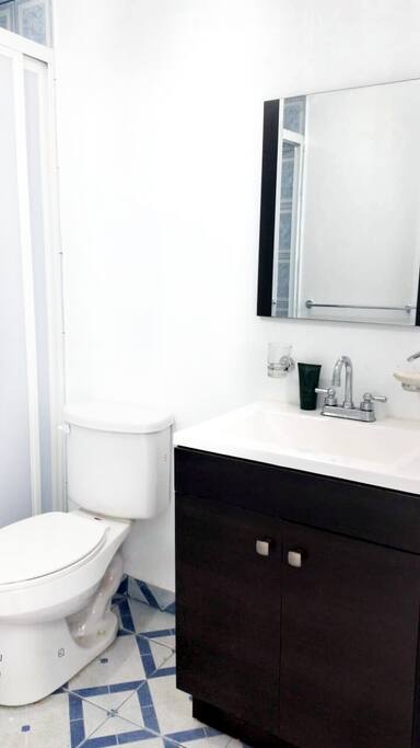 Baño dentro de la Habitación
