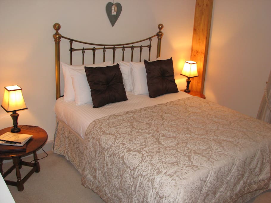 This is room `Findhorn`, the largest of our smaller `double standard rooms with en-suite walk-in shower within the original house, some 120 years old), however view out it not as good as others we have which are a little smaller