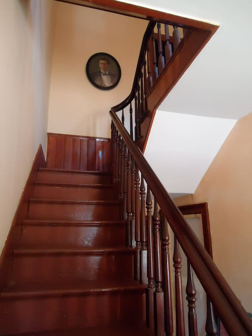 Staircase to apartment