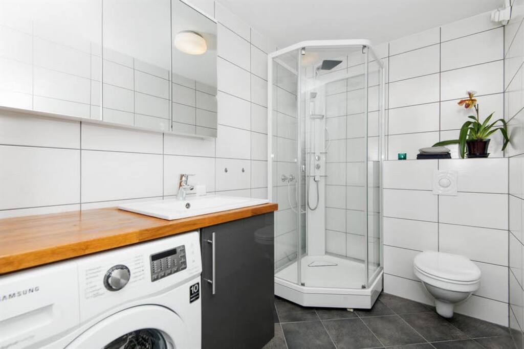 Shower & toilet