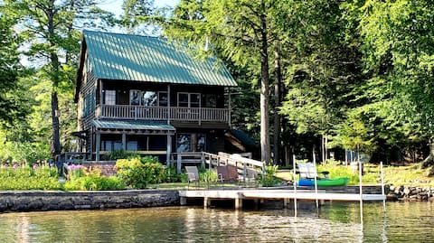PatriotsRest:ADK Waterfront with private dock