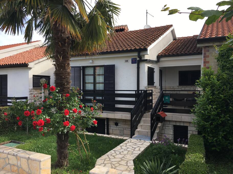 Front side of the house.