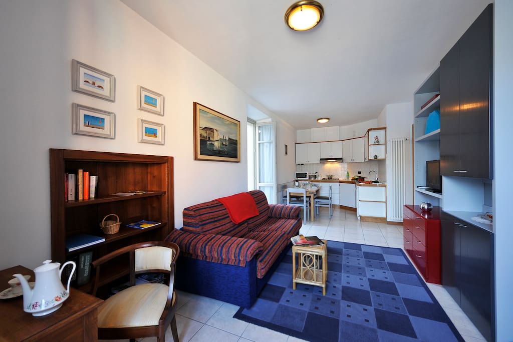 Living Room with open plan kitchen