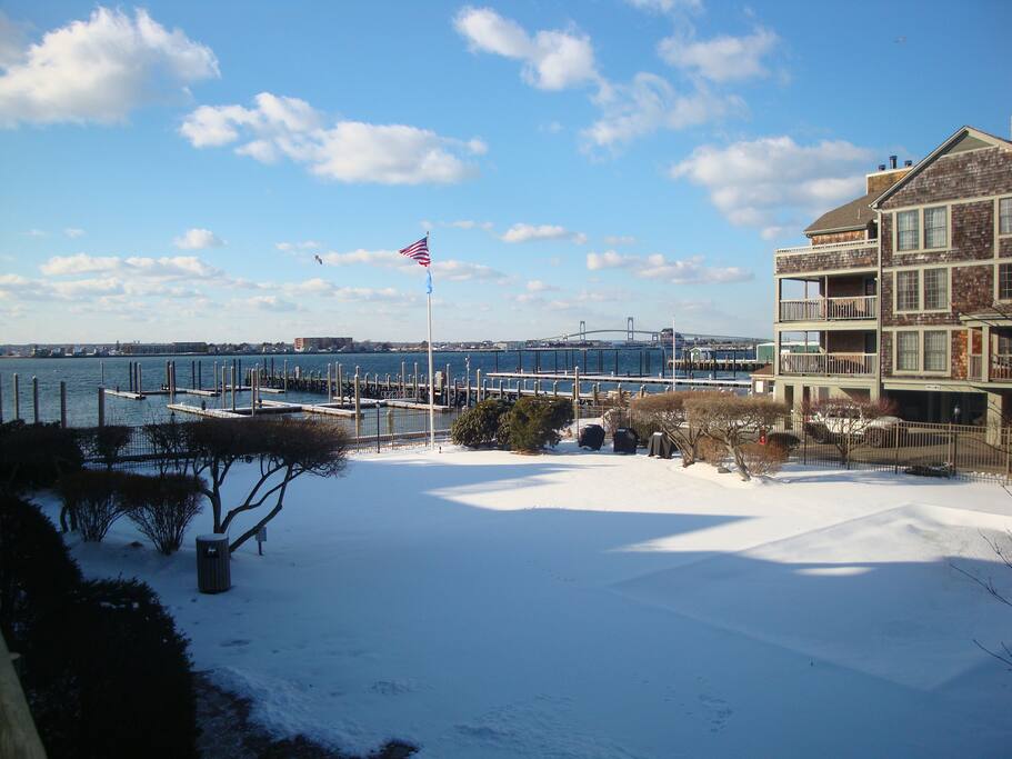 Photo taken in December, there's no snow in April! :)