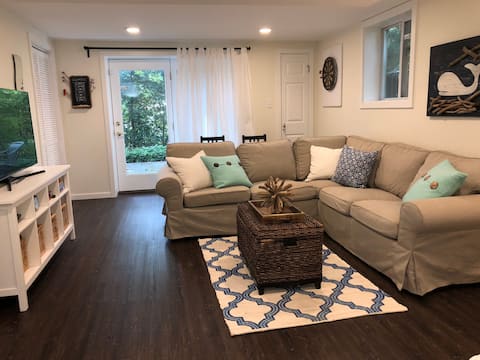 The Mooring, a private guest suite.
