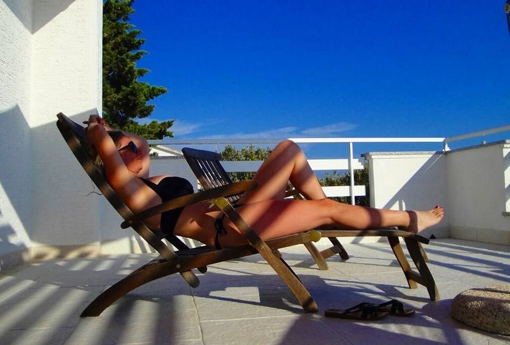 No one to see you! relax & enjoy