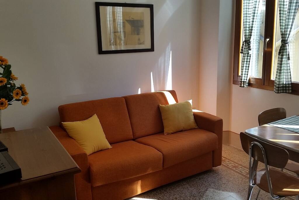 Sitting area in the kitchen