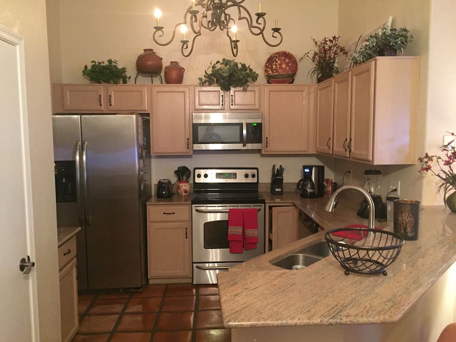 Upgrade as appliances with granite countertops.