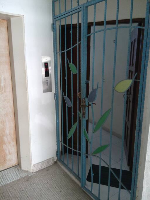 Main entrance with private lift lobby