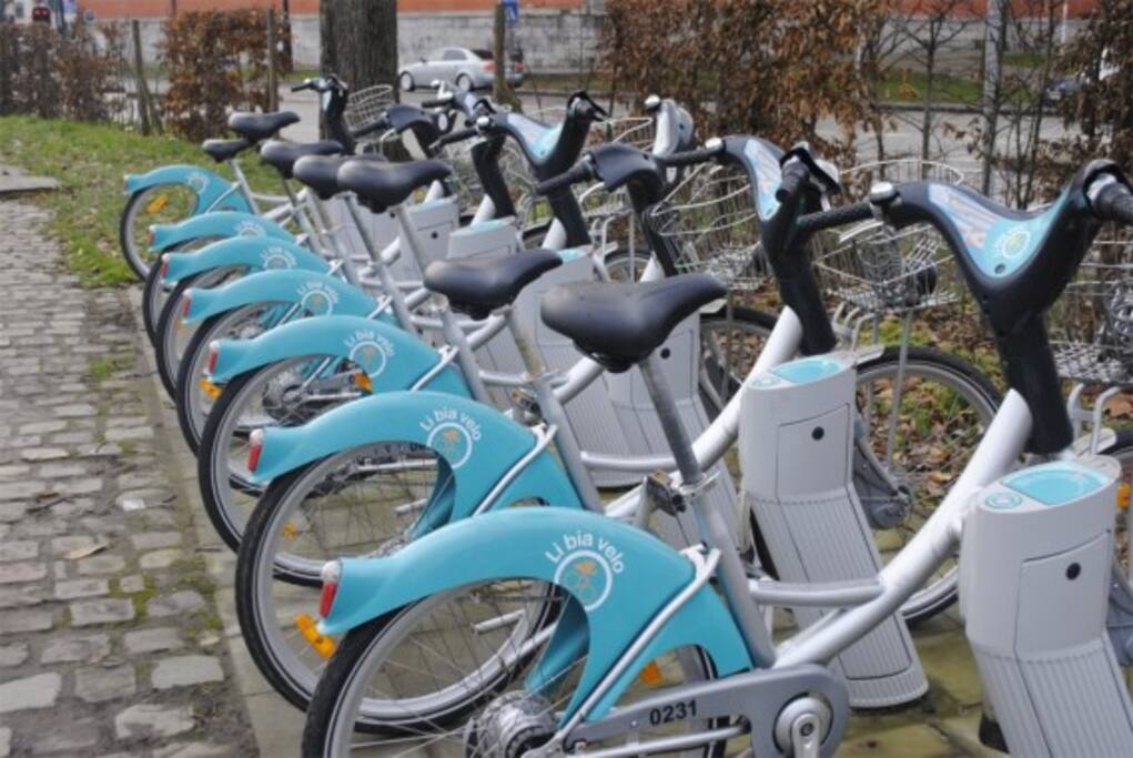 Une station velo à louer à proximité !