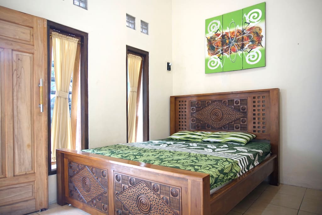 The deluxe bedroom