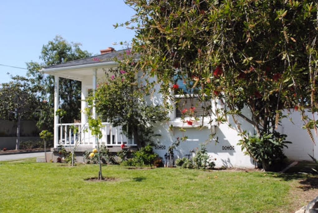 Front Yard
corner Lot