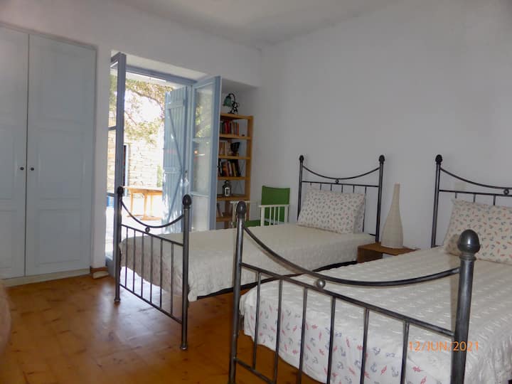 The first guest bedroom