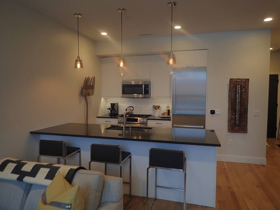 well equipped kitchen
