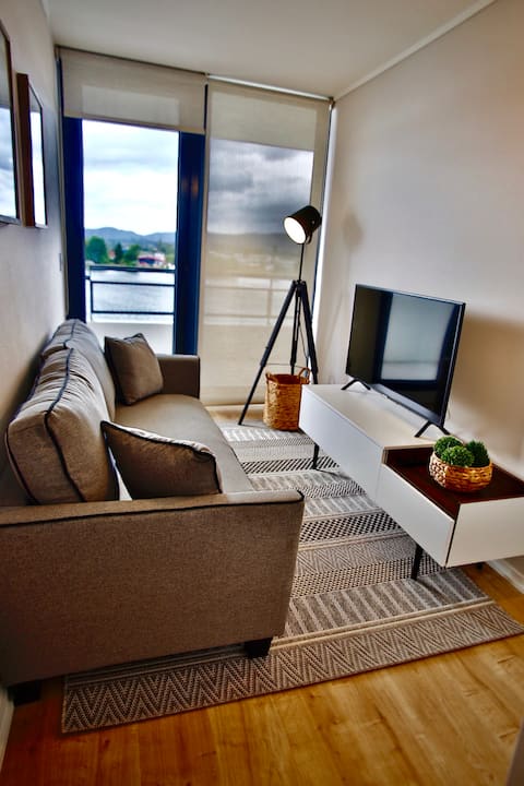 Top performing Airbnb: Apartment Puertas Rojas, Orilla Rio Valdivia. in Valdivia