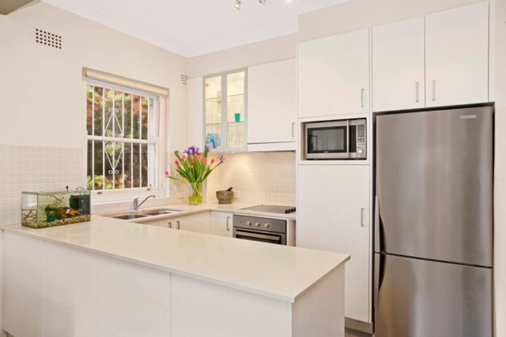 Modern, well appointed kitchen