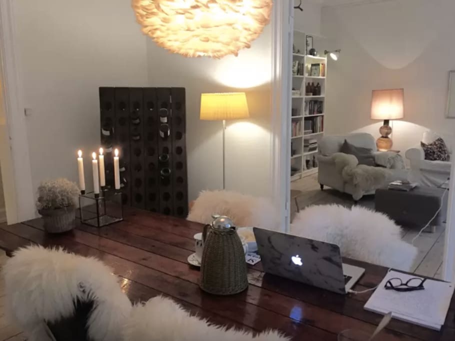 Dining and living room