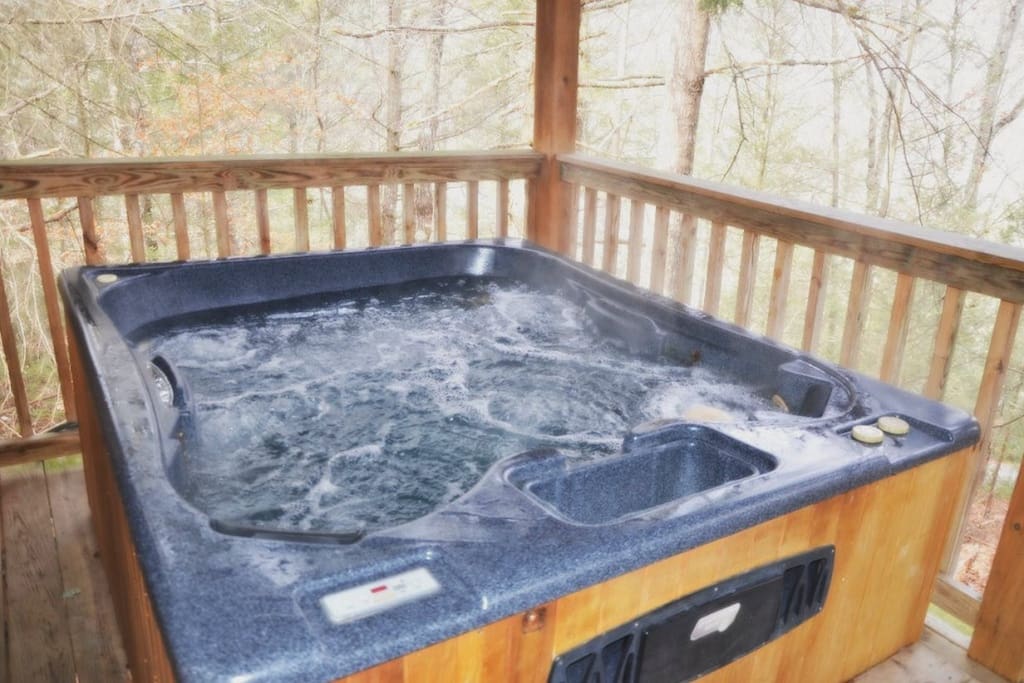 Hot Tub on the deck