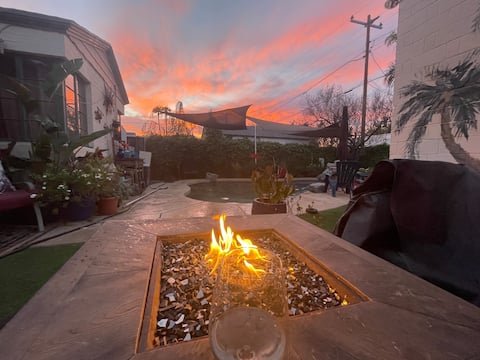 Top performing Airbnb: Cozy Historic Pool House - Downtown Retreat! in Encanto