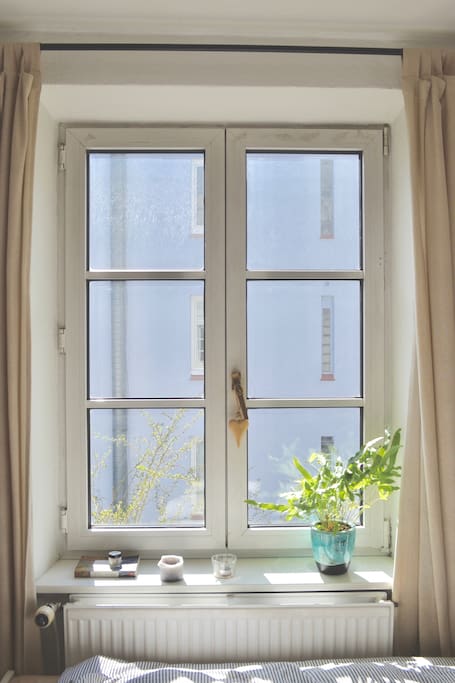 Blick aus dem Schlafzimmer