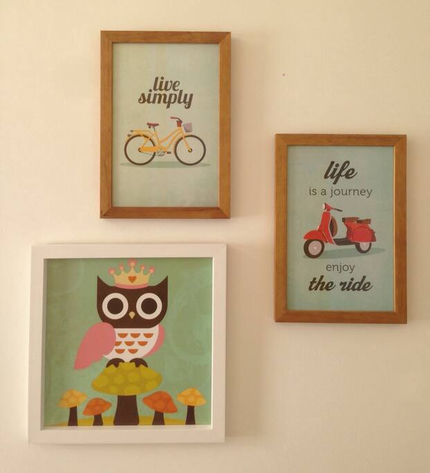 Quadros para alegrar o ambiente