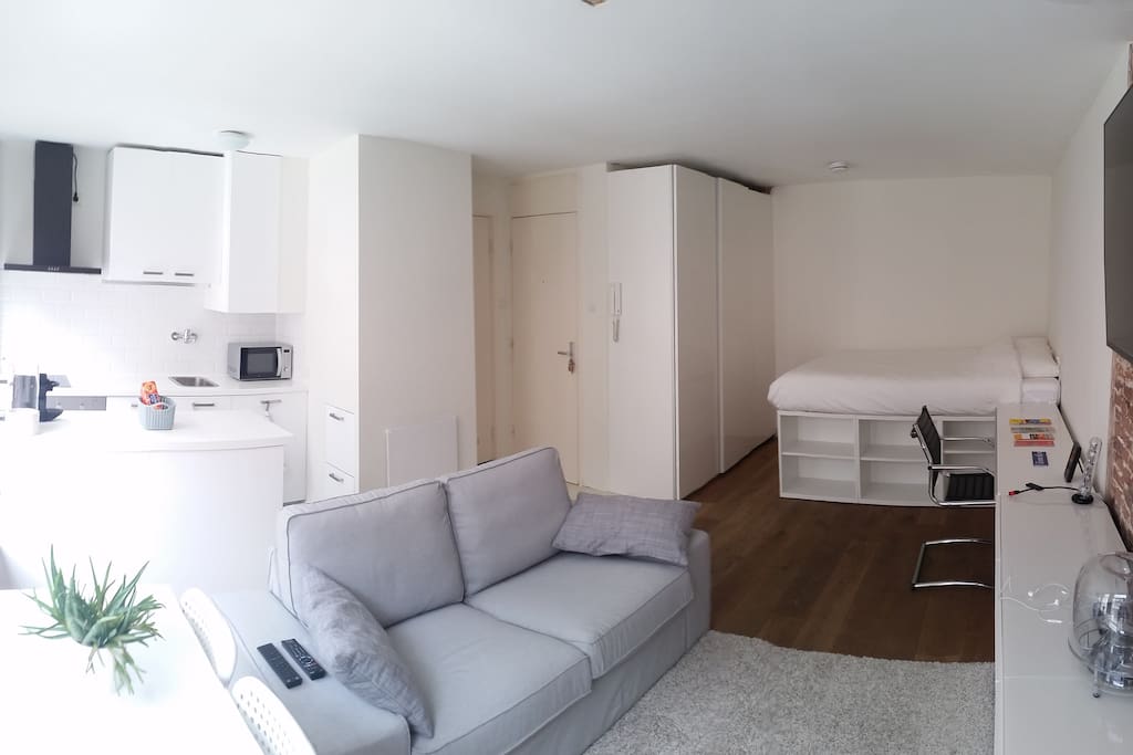 Wide view of the aparment