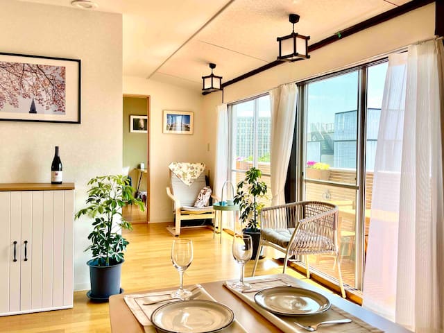 新宿早稻田地铁5分钟景观公寓/直达皇居大手町东京站日本桥