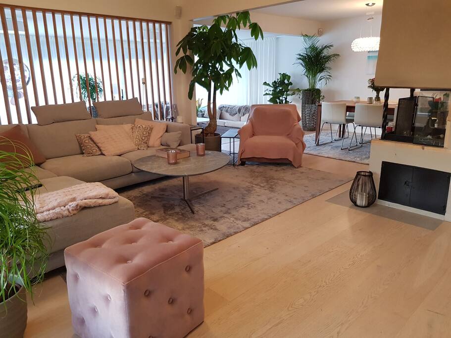 Tv rum nedre våning.