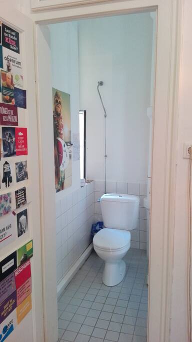 Die seperate Toilette
The toilet is in a seperate room