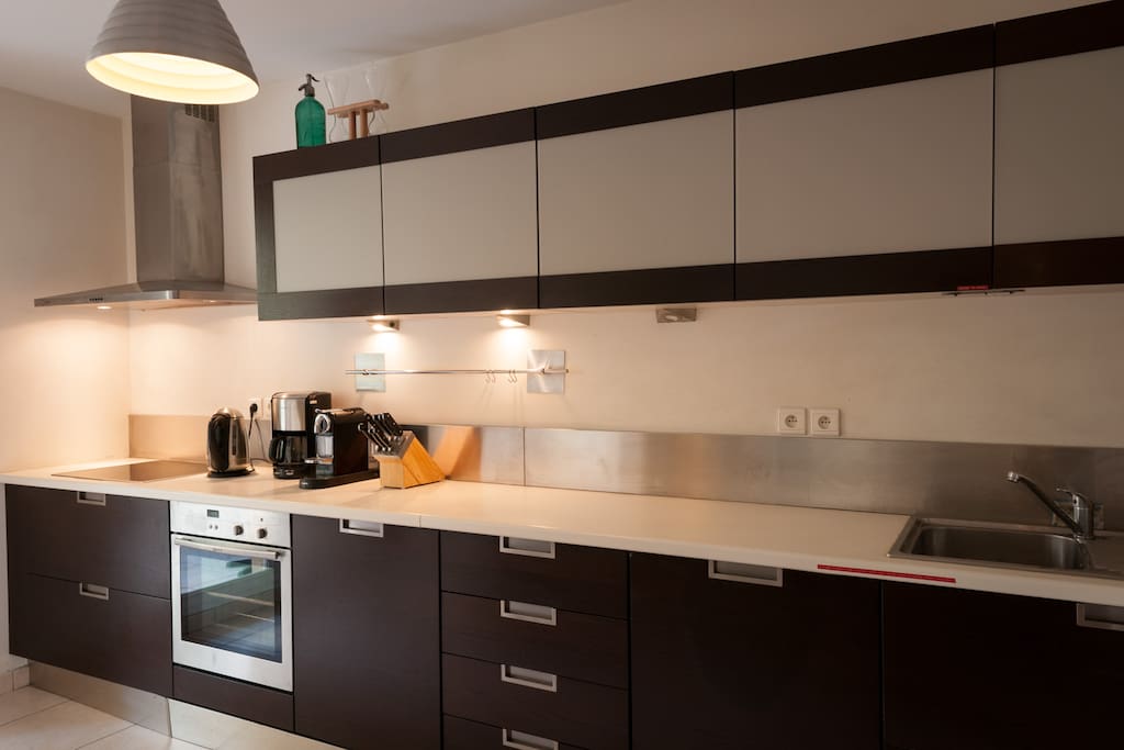 Open plan kitchen