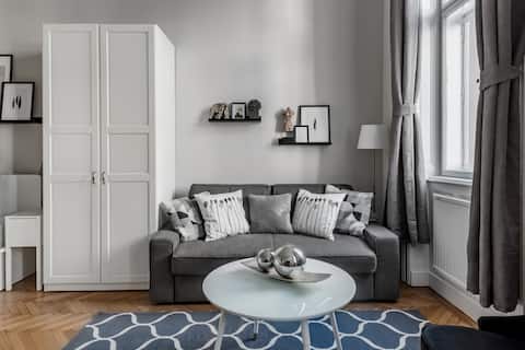 Elegant and Timeless Private Room in a Central Apartment near City Center