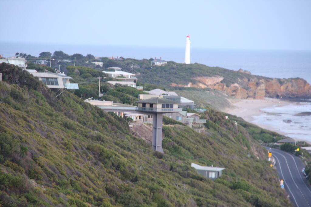180 degree views of water and coast from the house