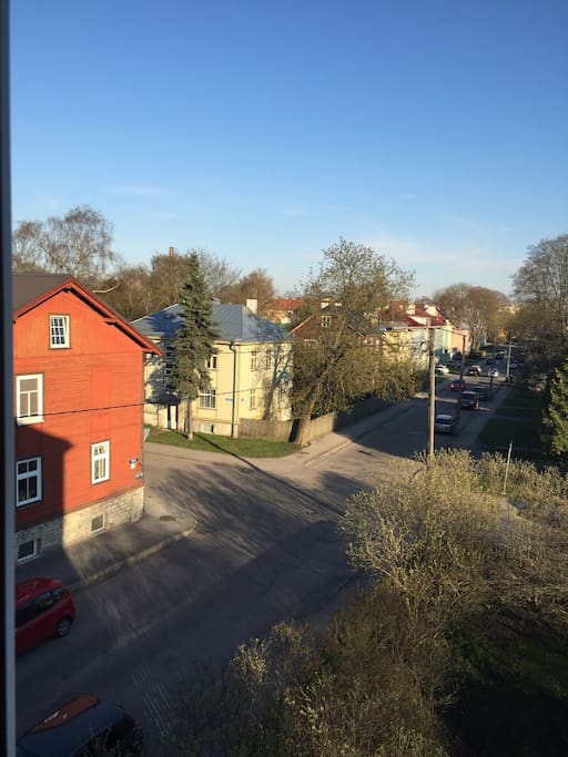 View from one of three windows