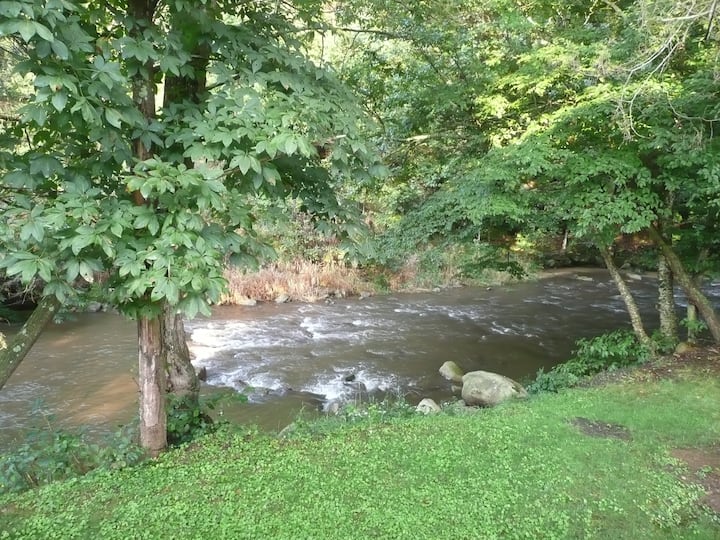 Helton Creek Main Cabin Cabins for Rent in Lansing, North Carolina