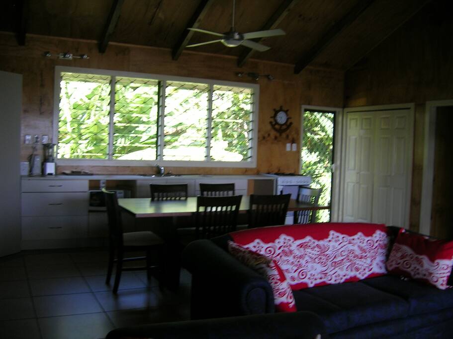Kitchen, dining area