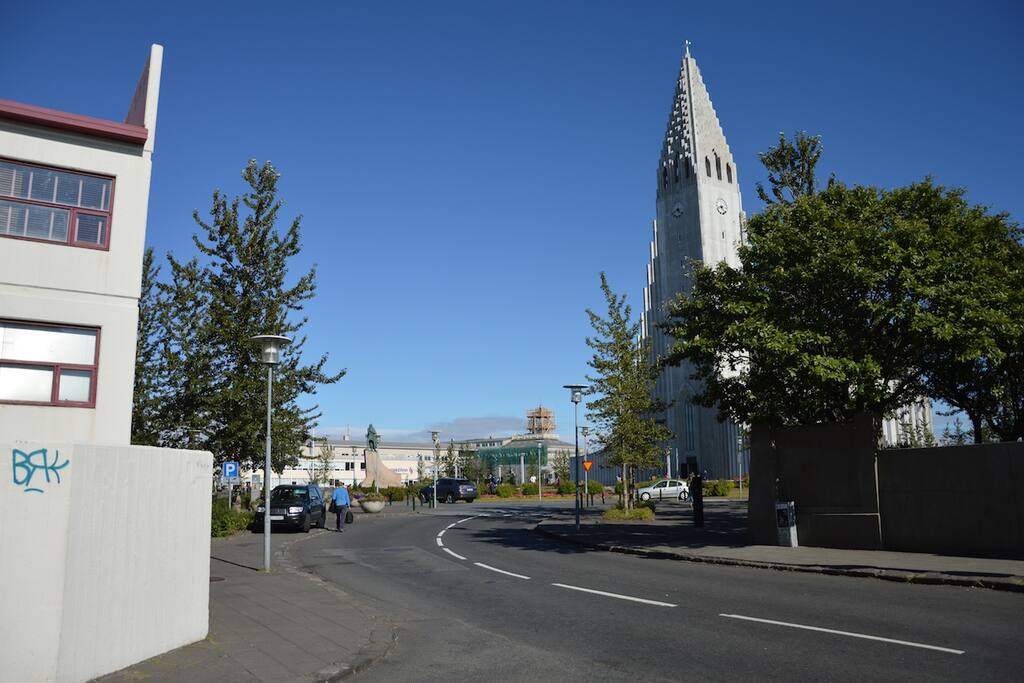 1 min walk from Hallgrímskirkja