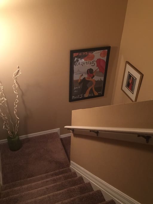 Stairs to bedroom