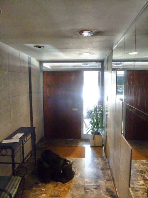 vista desde el interior del frente