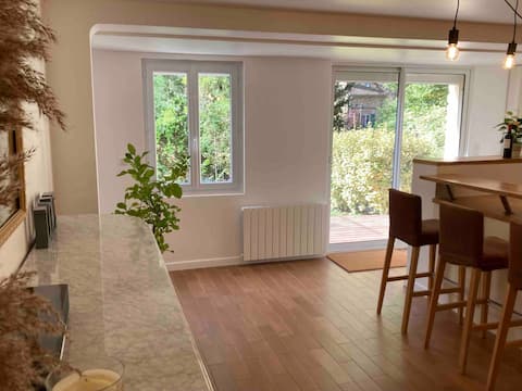 Apartment 67sqm - Netflix- near the Seine - Garden